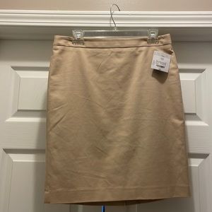 Cream Liz Claiborne Pencil Skirt